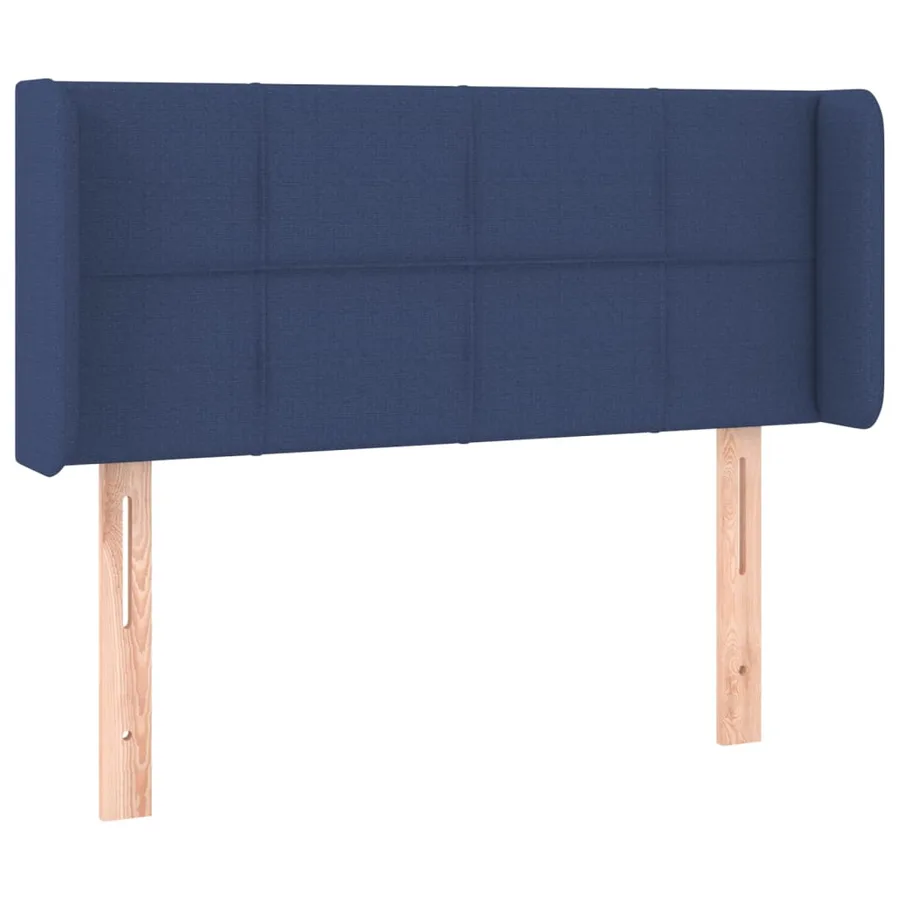 Tête de lit à LED Bleu 83x16x78/88 cm Tissu - 3