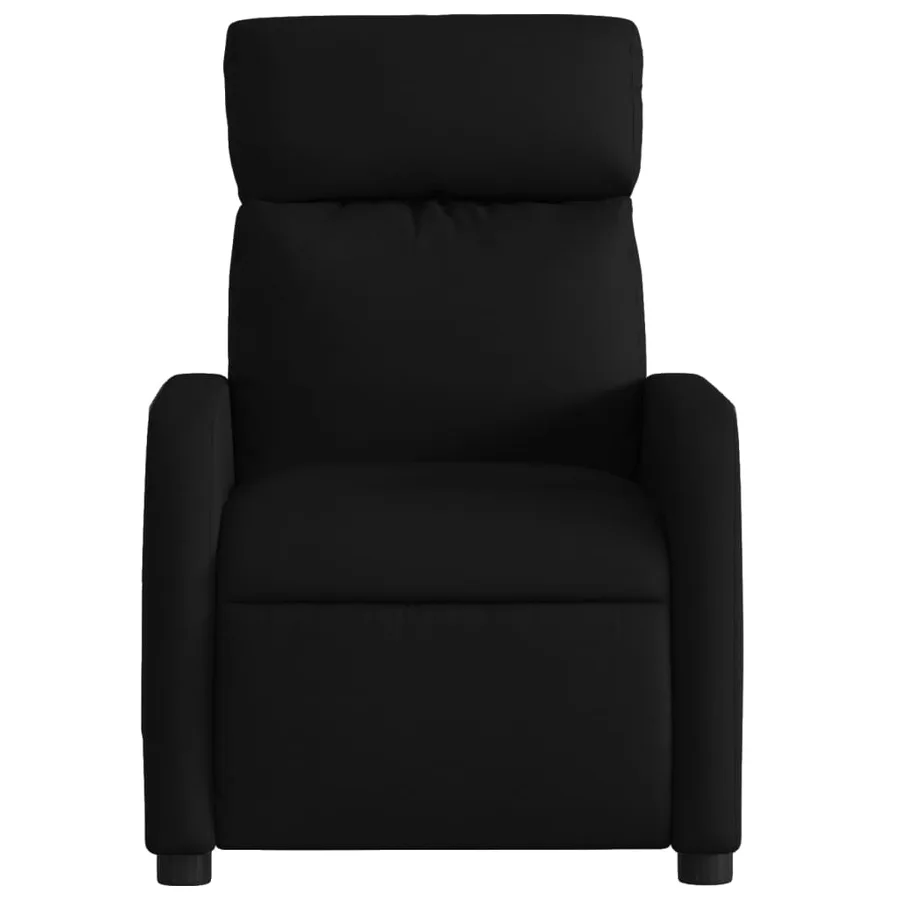 Fauteuil inclinable de massage en tissu noir - 7