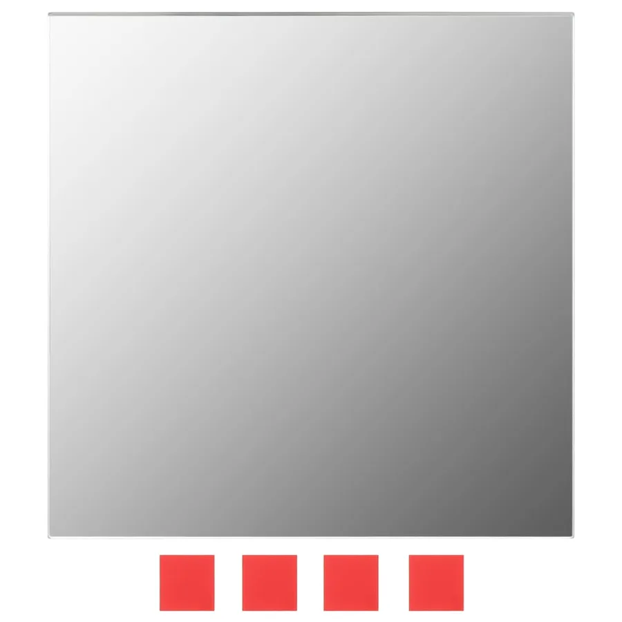 Ensemble de miroirs muraux carrés 7 pcs Verre - 4