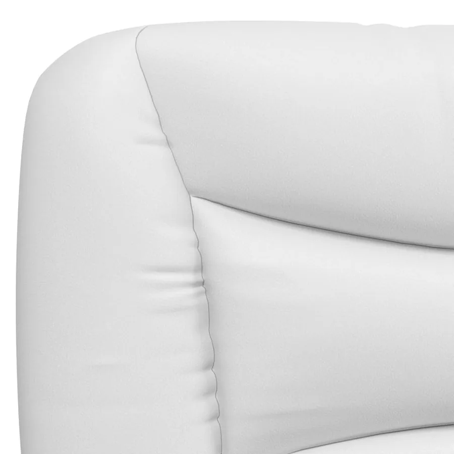 Coussin de tête de lit Hvar blanc 200 cm similicuir - 8