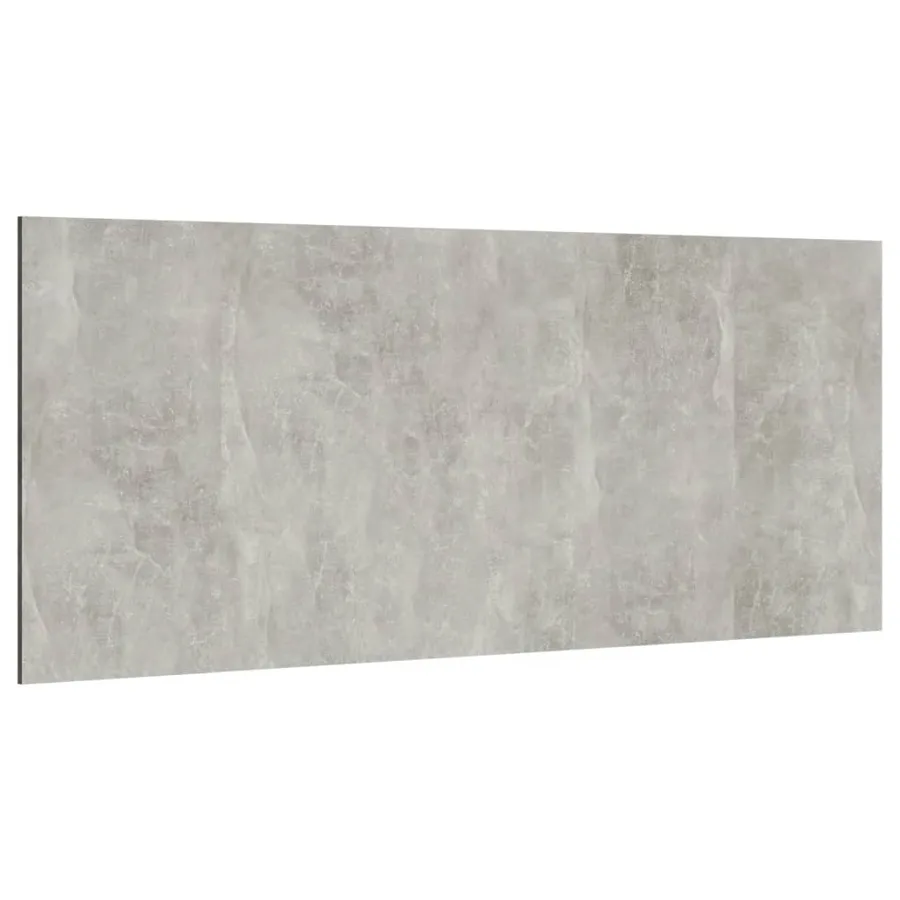 Tête de lit Gris béton 200x1,5x80 cm Bois d'ingénierie - 2