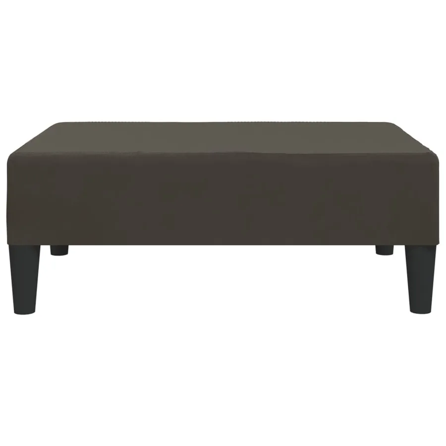 Repose-pied Gris foncé 78x56x32 cm Velours - 3