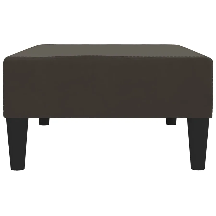 Repose-pied Gris foncé 78x56x32 cm Velours - 4