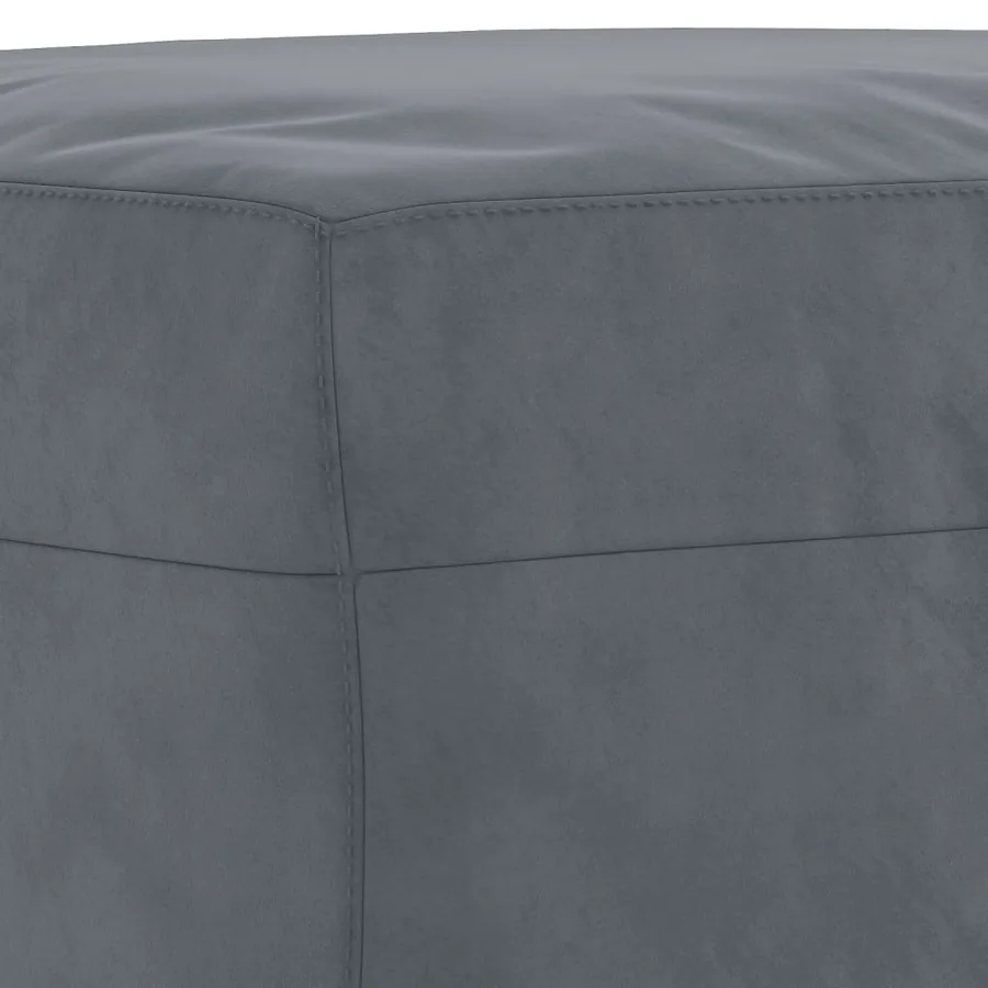 Ensemble de canapés 3 pcs avec coussins Gris foncé Velours - 7