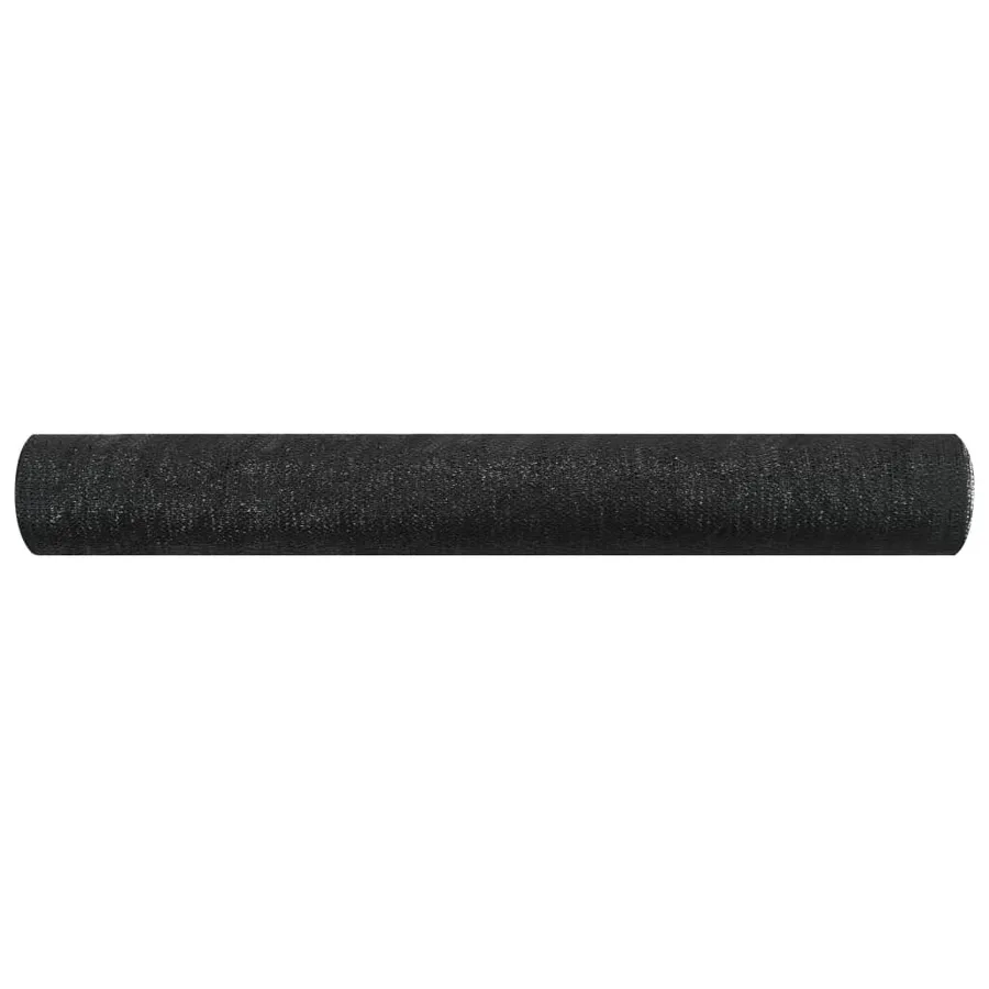 Filet brise-vue Noir 1,8x25 m PEHD 75 g/m² - 2