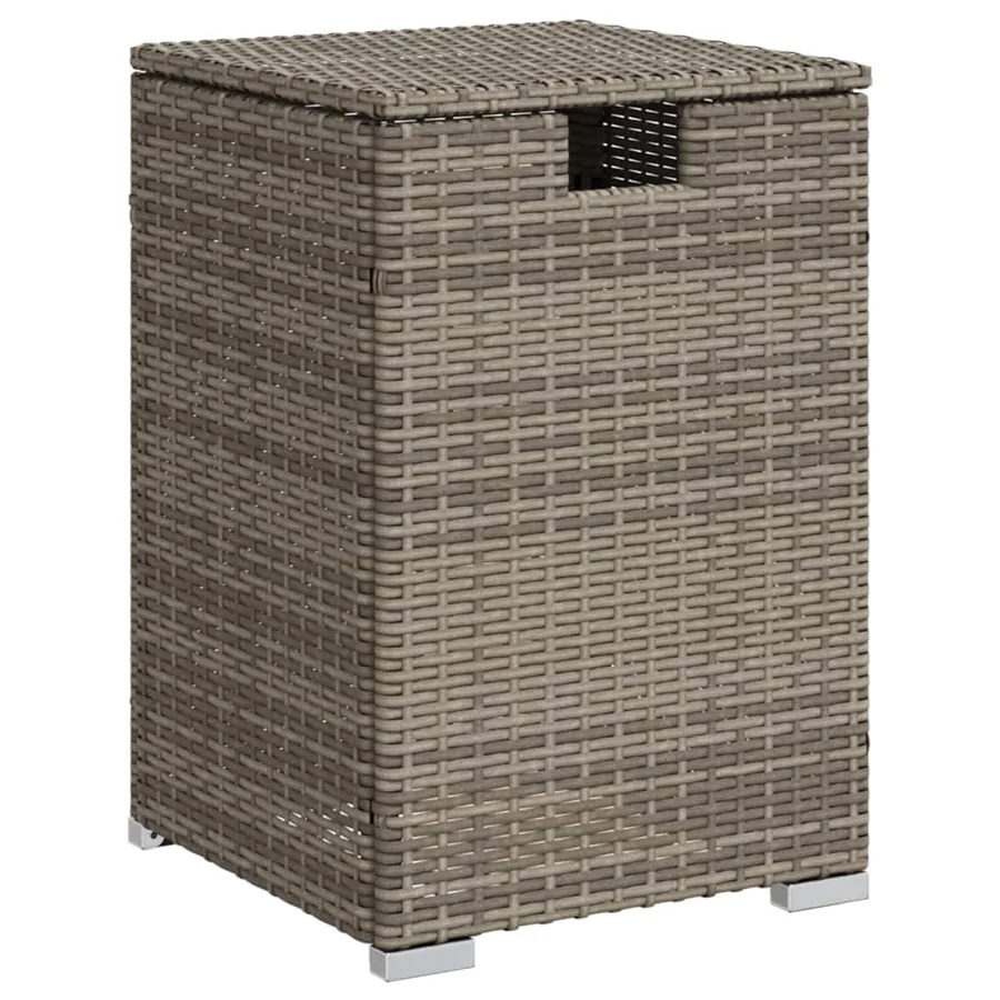 Table de couverture de bouteille de propane gris 40x40x60 cm - 2