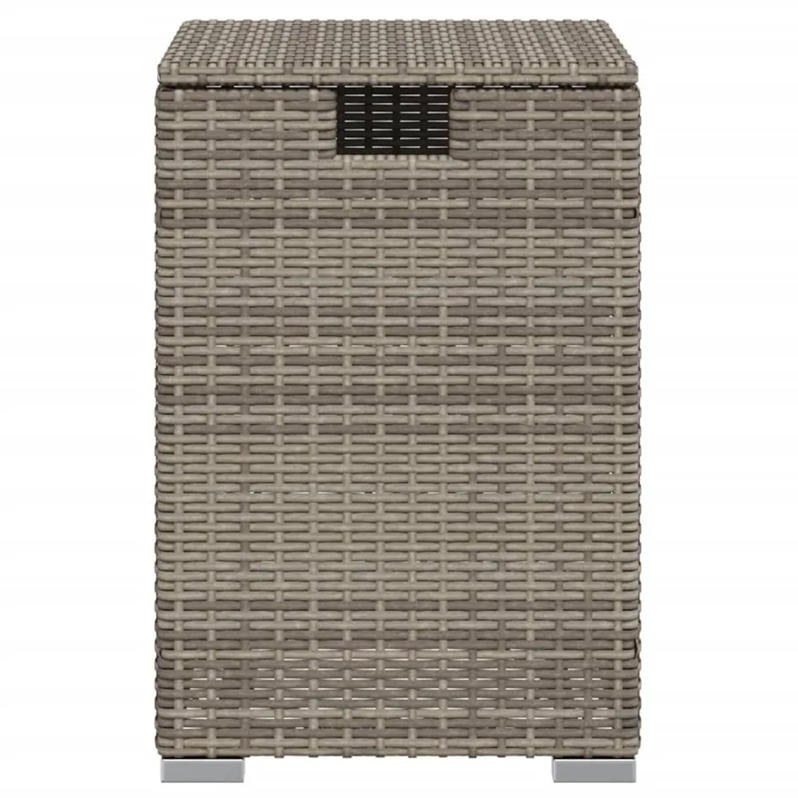 Table de couverture de bouteille de propane gris 40x40x60 cm - 5