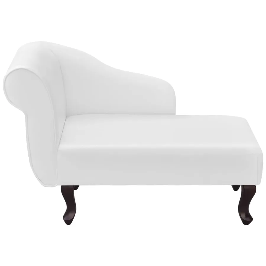 Chaise longue Blanc Similicuir - 2