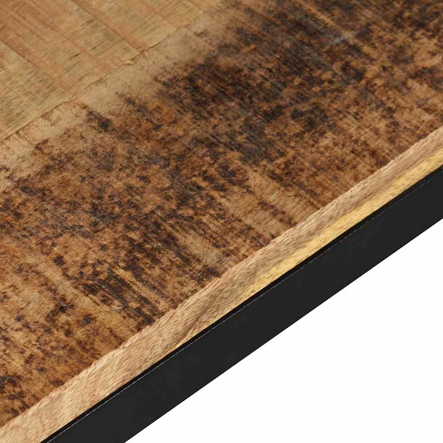 Banc 110 x 35 x 45 cm Bois de manguier massif - 7