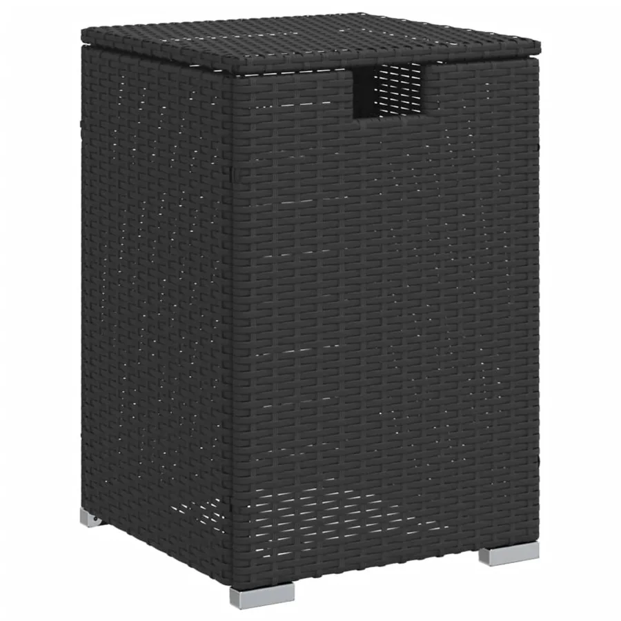 Table de couverture de bouteille de propane noir 40x40x60 cm - 2