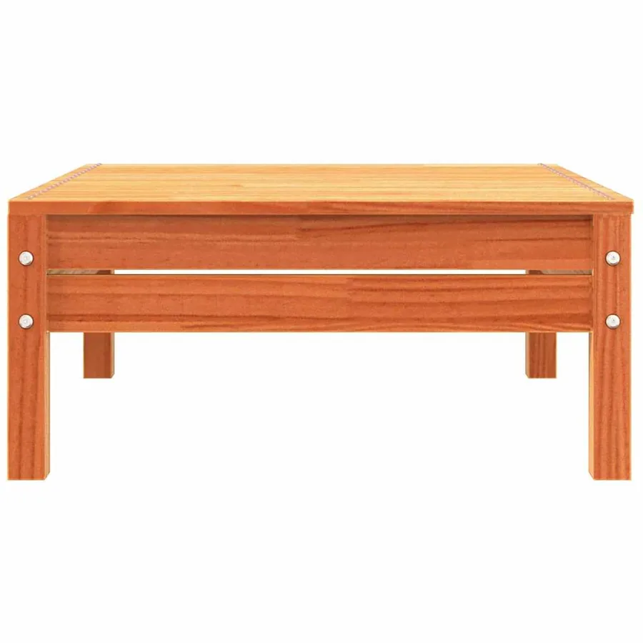 Canapé de jardin avec coussins et repose-pied bois pin massif - 11