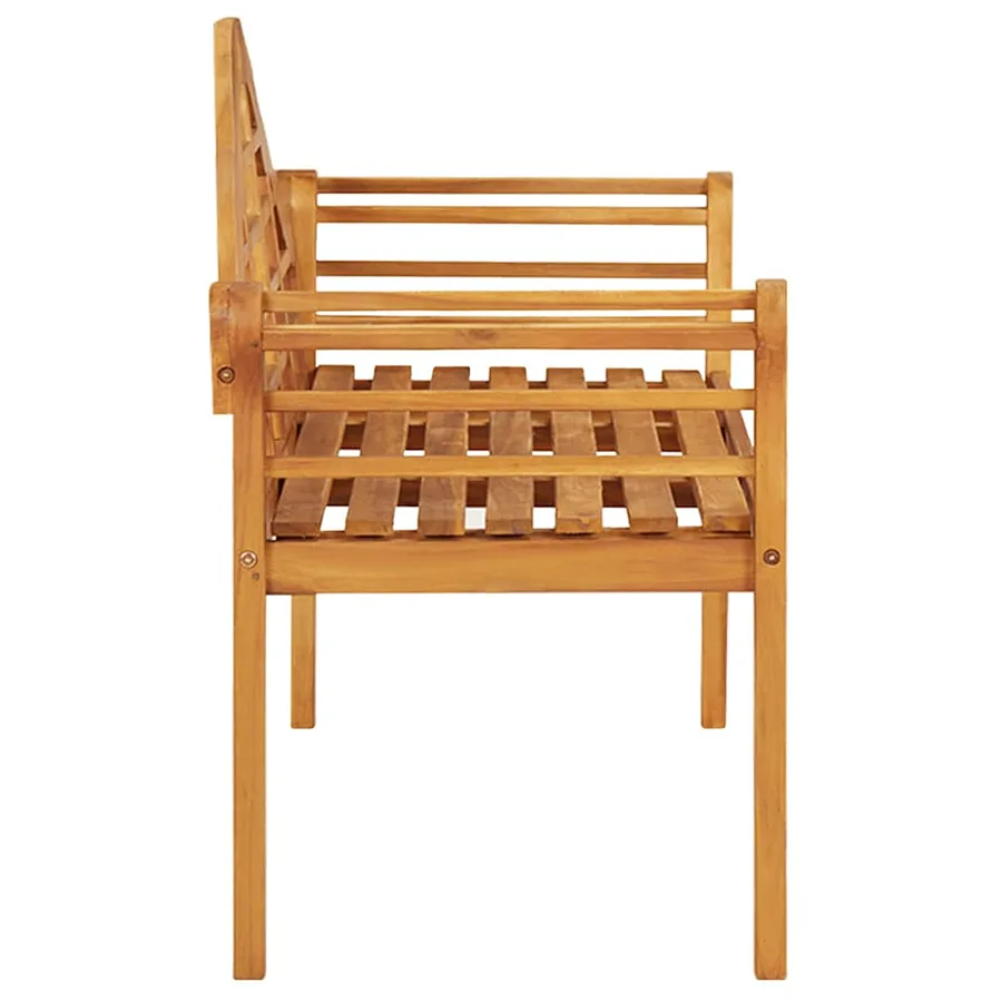 Banc de jardin 125 cm Bois d'acacia solide - 3