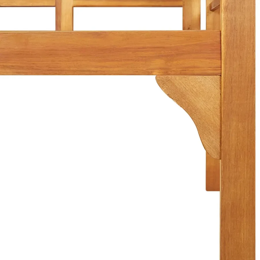 Banc de jardin 125 cm Bois d'acacia solide - 5