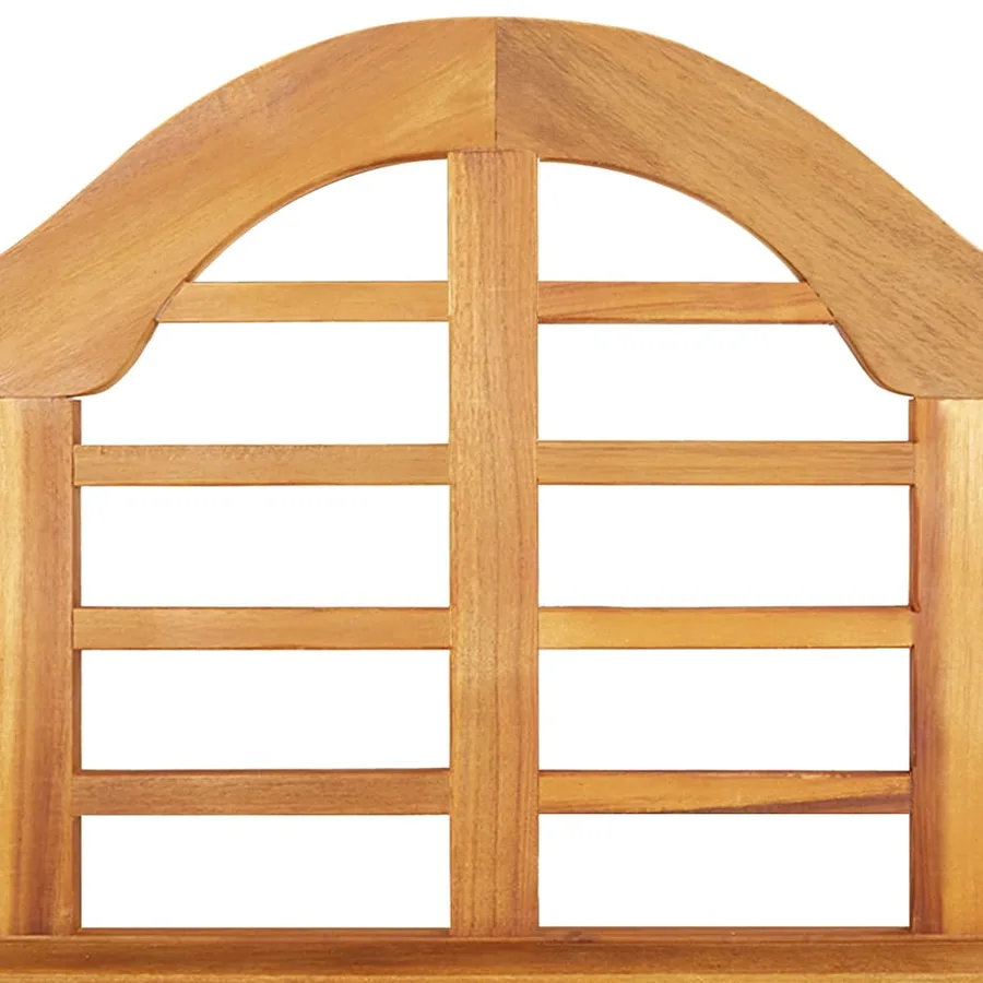 Banc de jardin 125 cm Bois d'acacia solide - 6