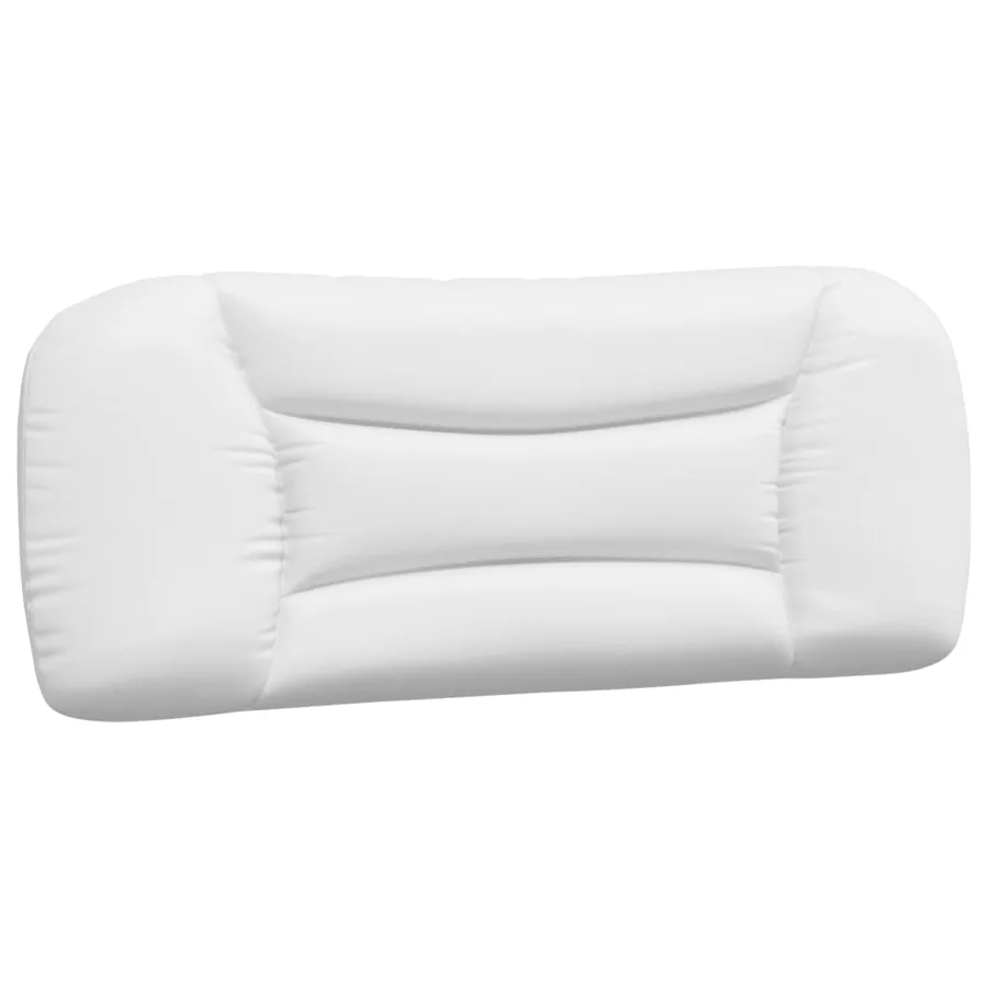 Coussin de tête de lit Hvar blanc 100 cm similicuir - 2