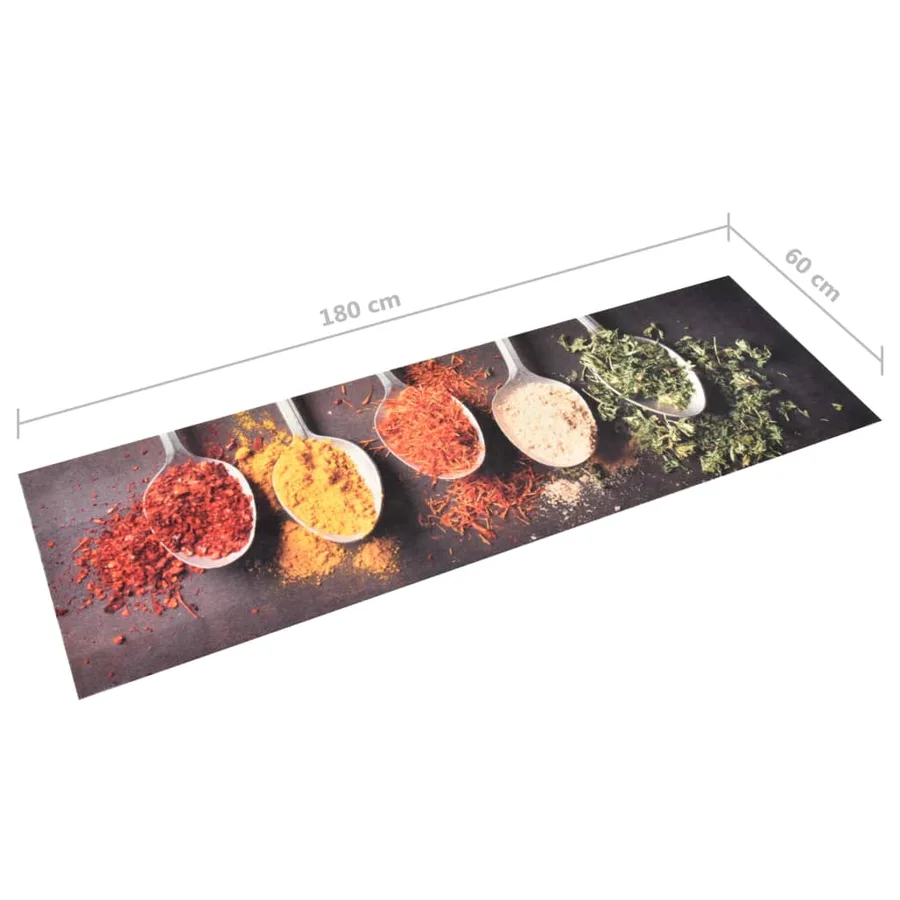 Tapis de cuisine lavable Cuillères 60x180 cm - 5