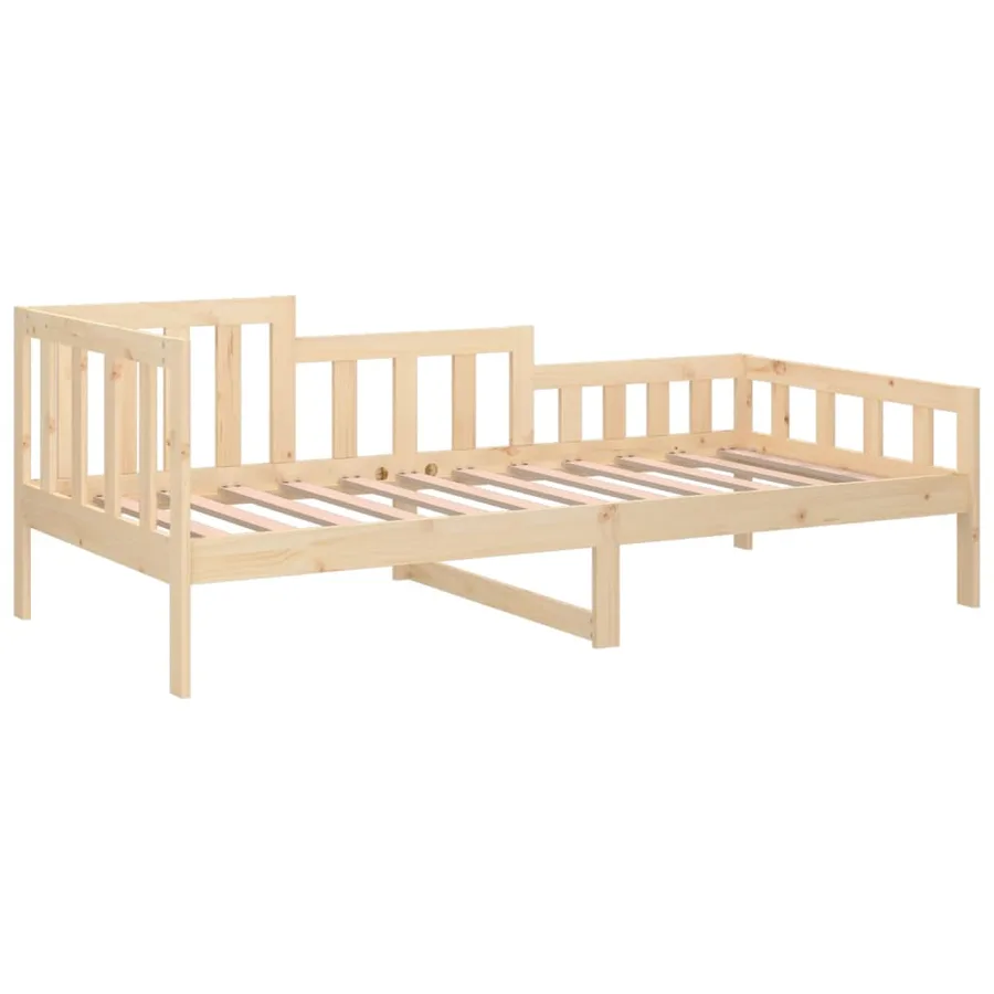 Lit de jour sans matelas 90x200 cm bois de pin massif - 7