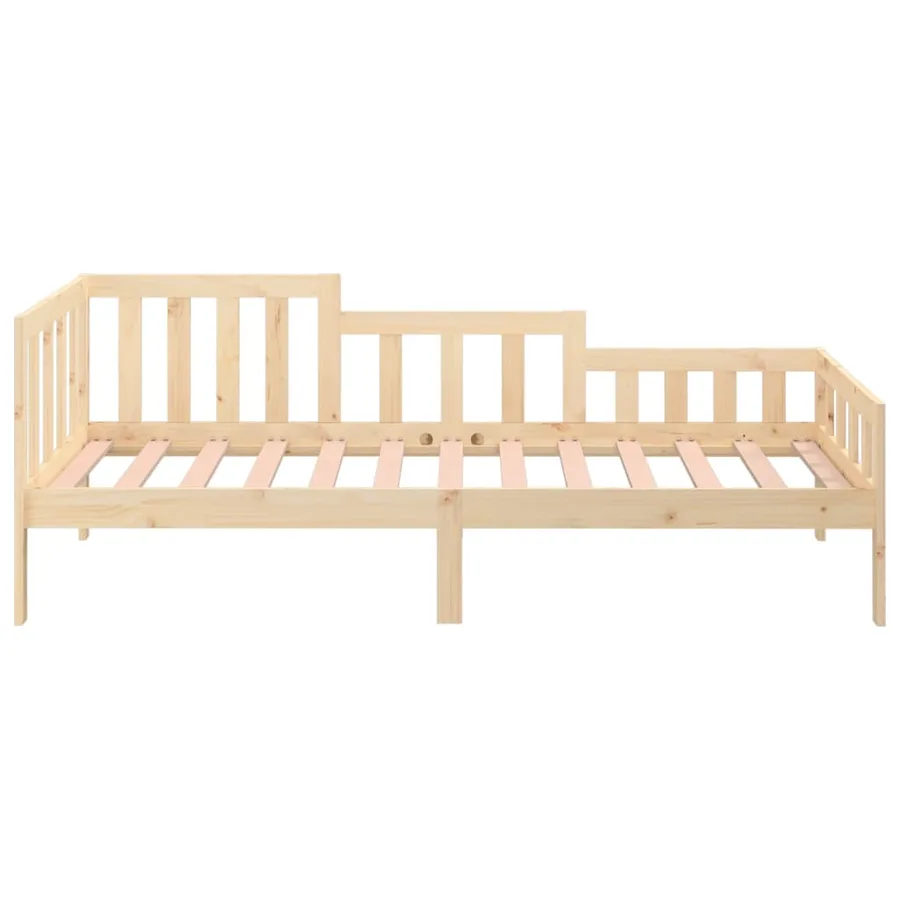 Lit de jour sans matelas 90x200 cm bois de pin massif - 8