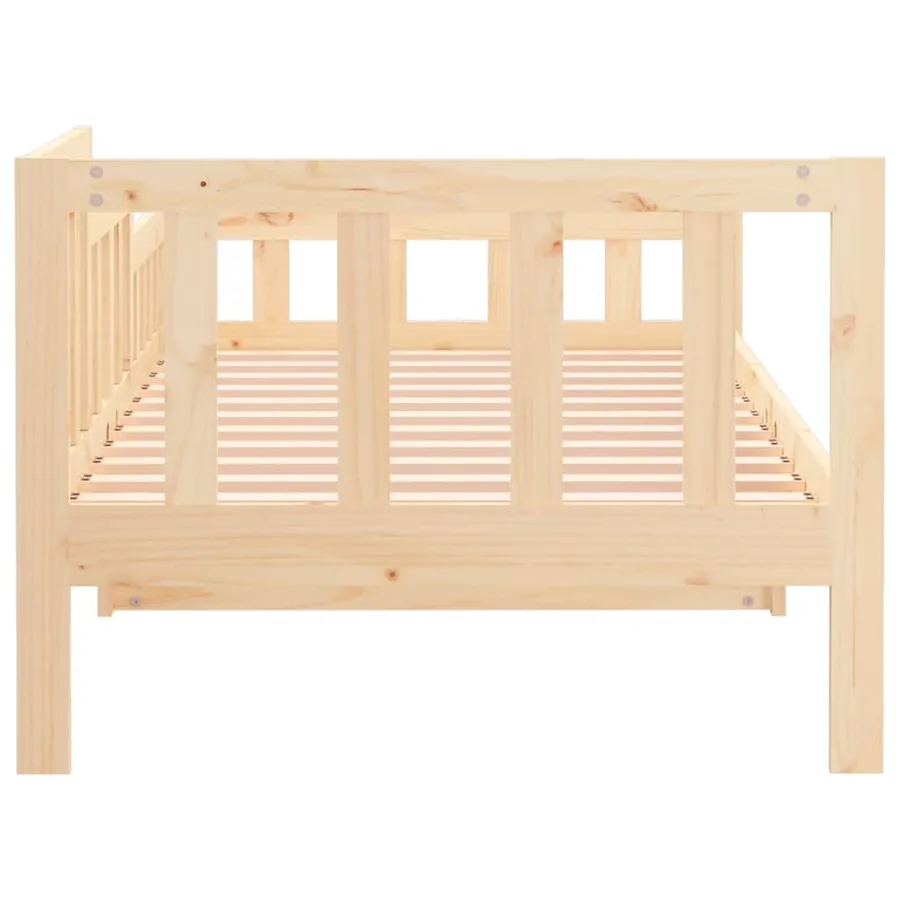 Lit de jour sans matelas 90x200 cm bois de pin massif - 9