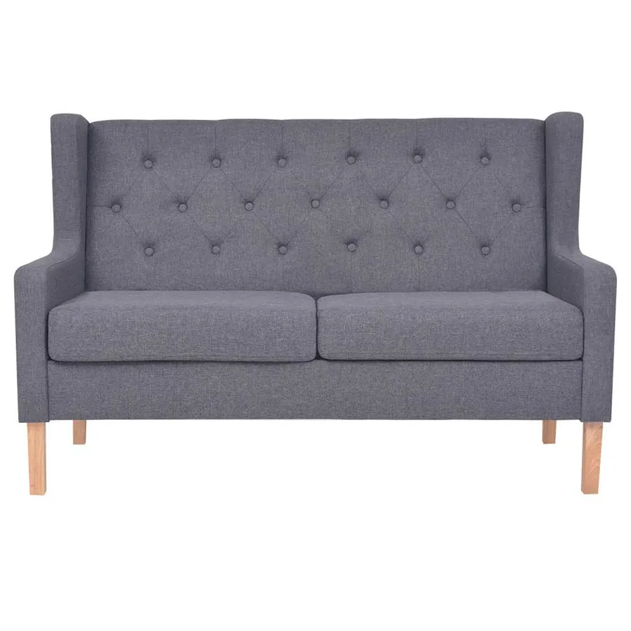 Ensemble de canapés 3 pcs tissu gris - 6
