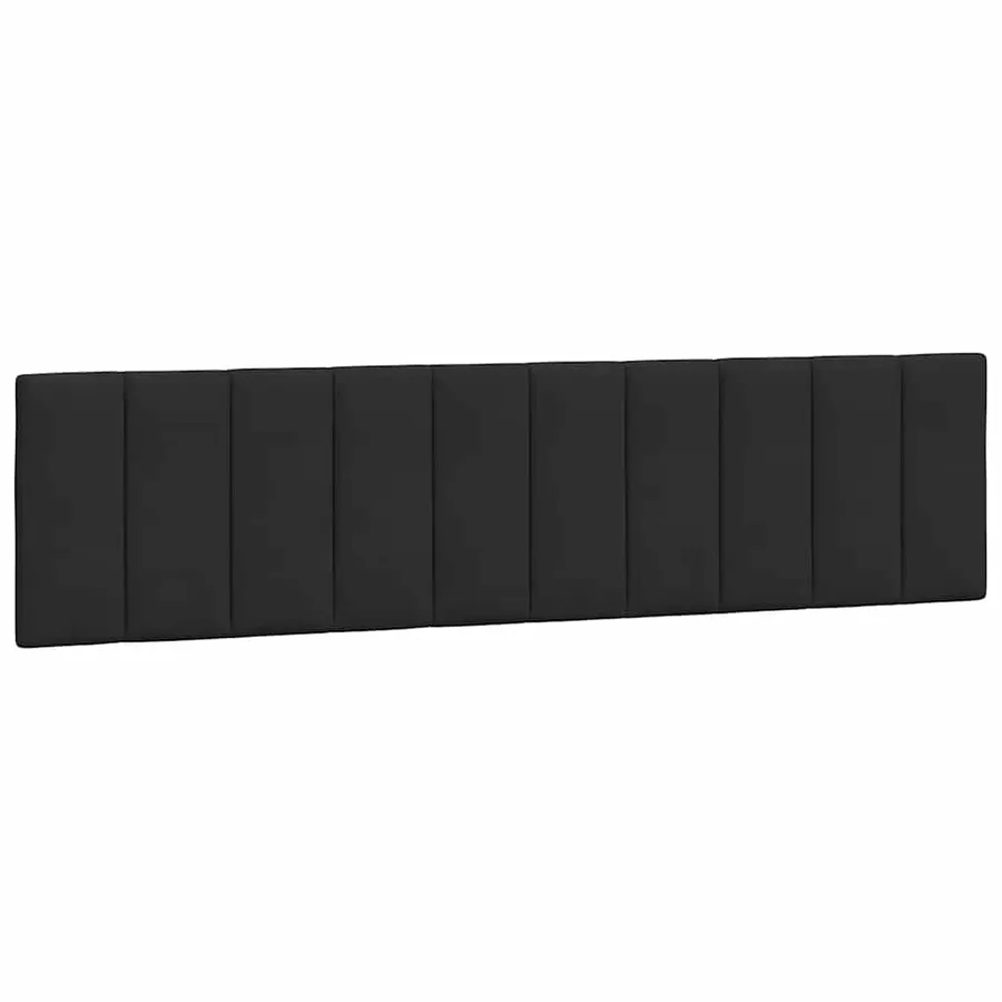 Coussin de tête de lit Hanko noir 200 cm velours - 2