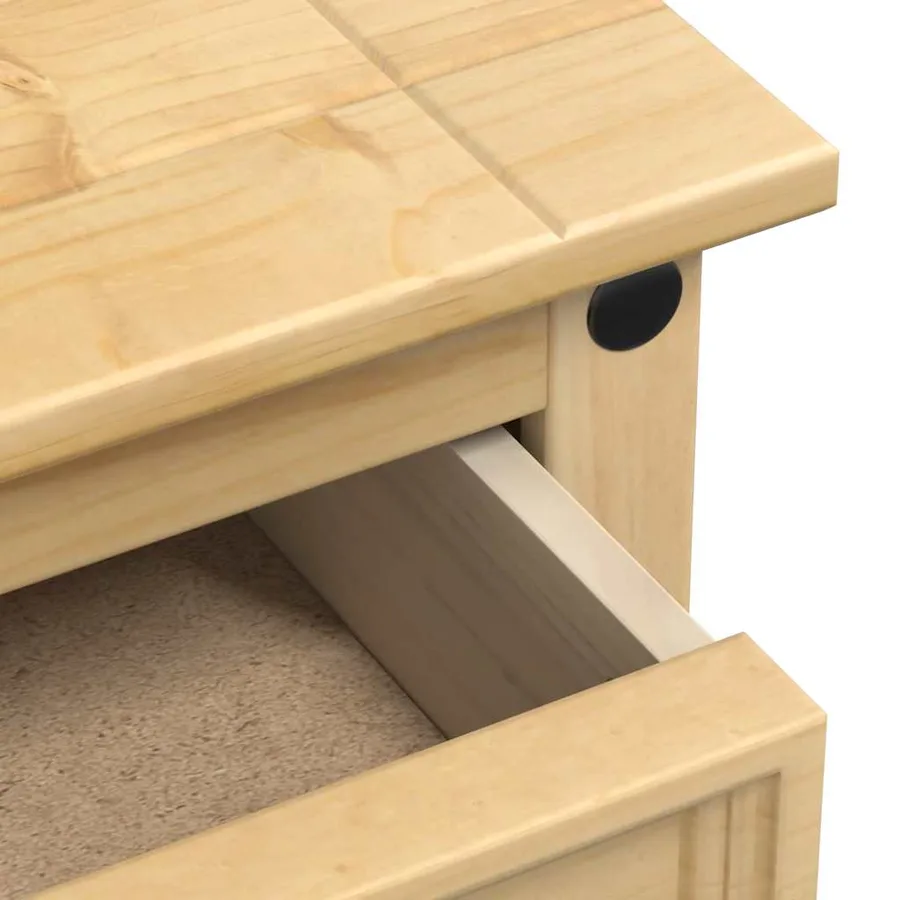 Table de chevet Corona 35x32,5x74 cm bois de pin massif - 7
