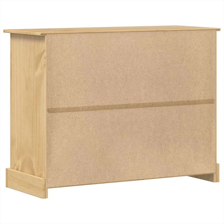 Commode Corona 112x48x91 cm bois massif de pin - 6