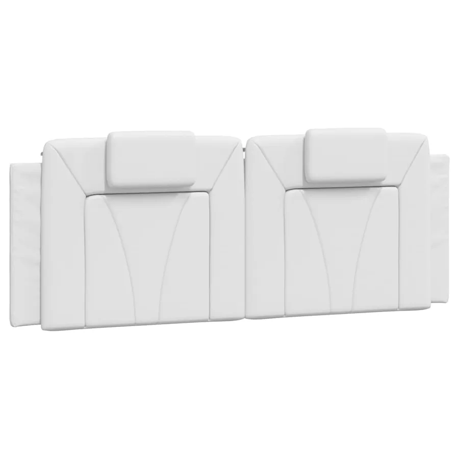 Coussin de tête de lit Viana blanc 120 cm similicuir - 2