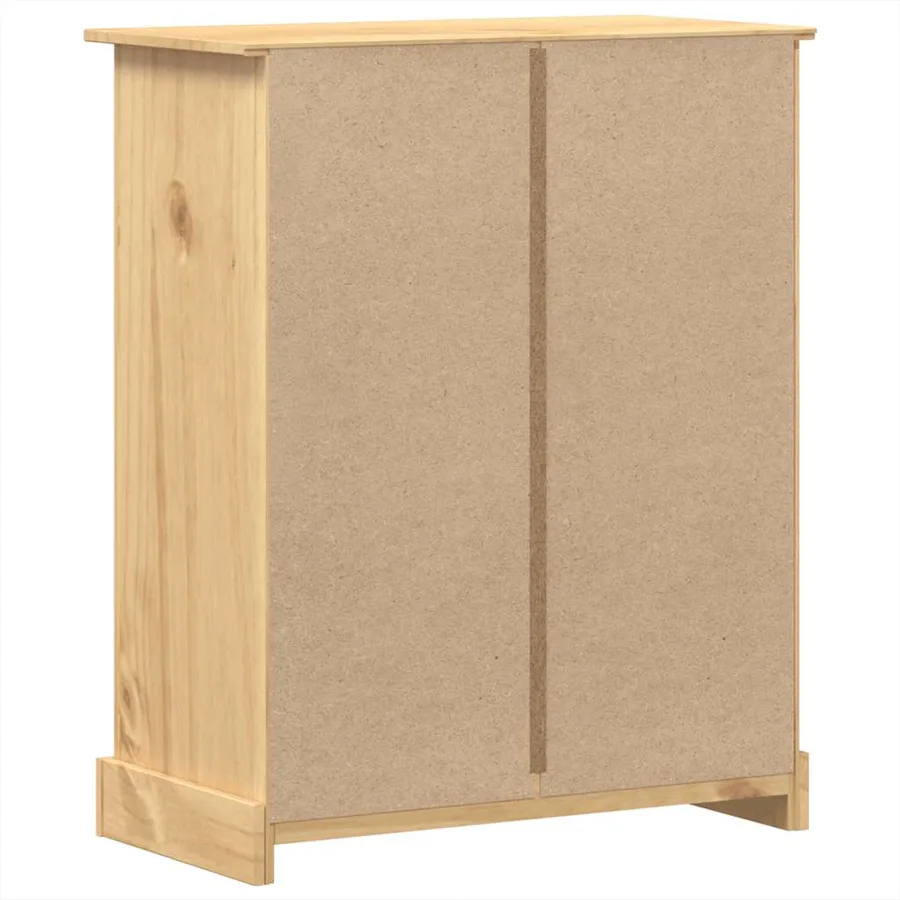 Commode Corona 92x48x114 cm bois massif de pin - 6