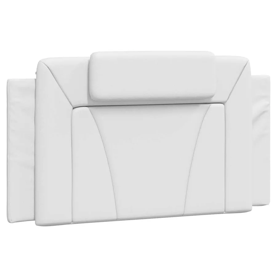 Coussin de tête de lit Viana blanc 100 cm similicuir - 2