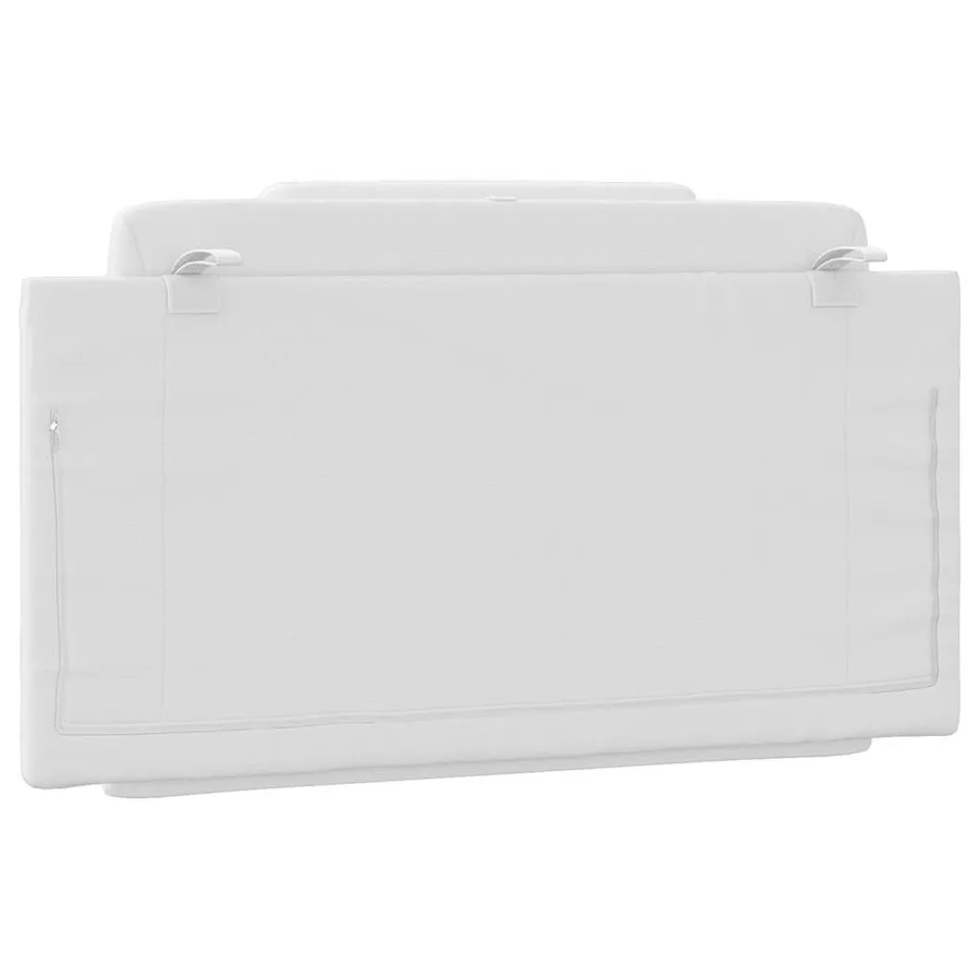 Coussin de tête de lit Viana blanc 100 cm similicuir - 7