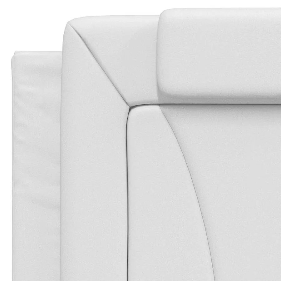 Coussin de tête de lit Viana blanc 100 cm similicuir - 8