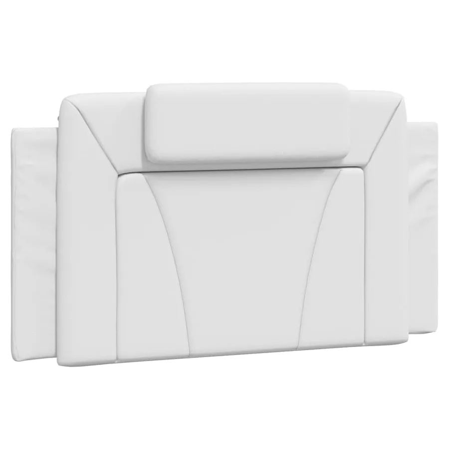 Coussin de tête de lit Viana blanc 100 cm similicuir - 2