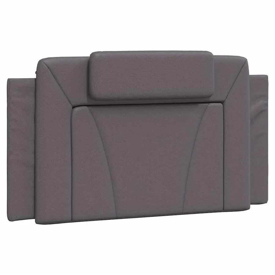 Coussin de tête de lit Viana gris 100 cm similicuir - 2