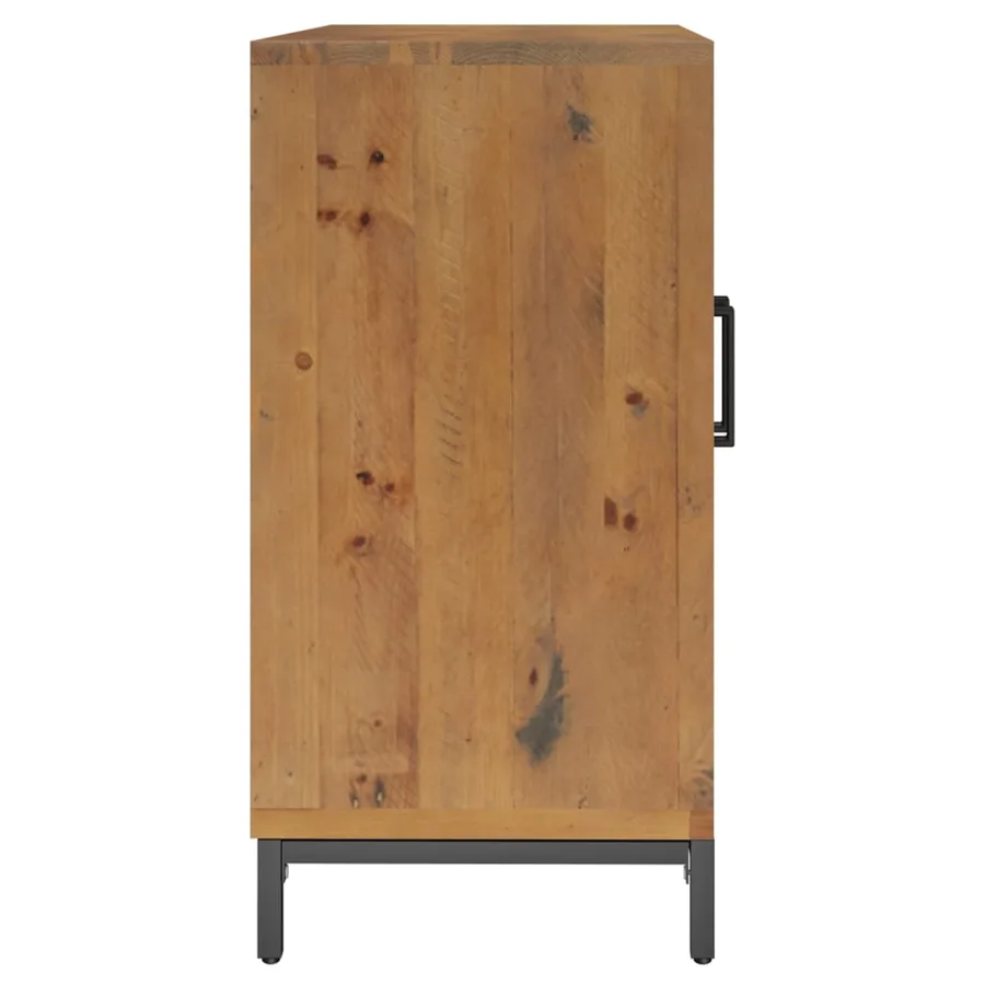 Buffet Marron 75x35x70 cm Bois de pin massif - 5
