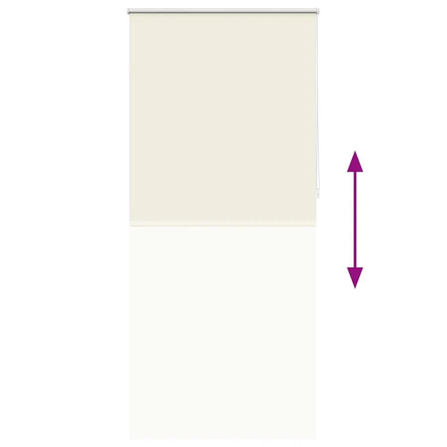 Store enrouleur occultant 104,4 x 230 cm, largeur du tissu 100 cm, blanc cassé - 9