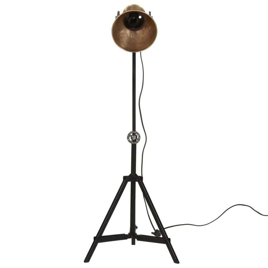 Lampadaire 25 W laiton antique 35x35x65/95 cm E27 - 3