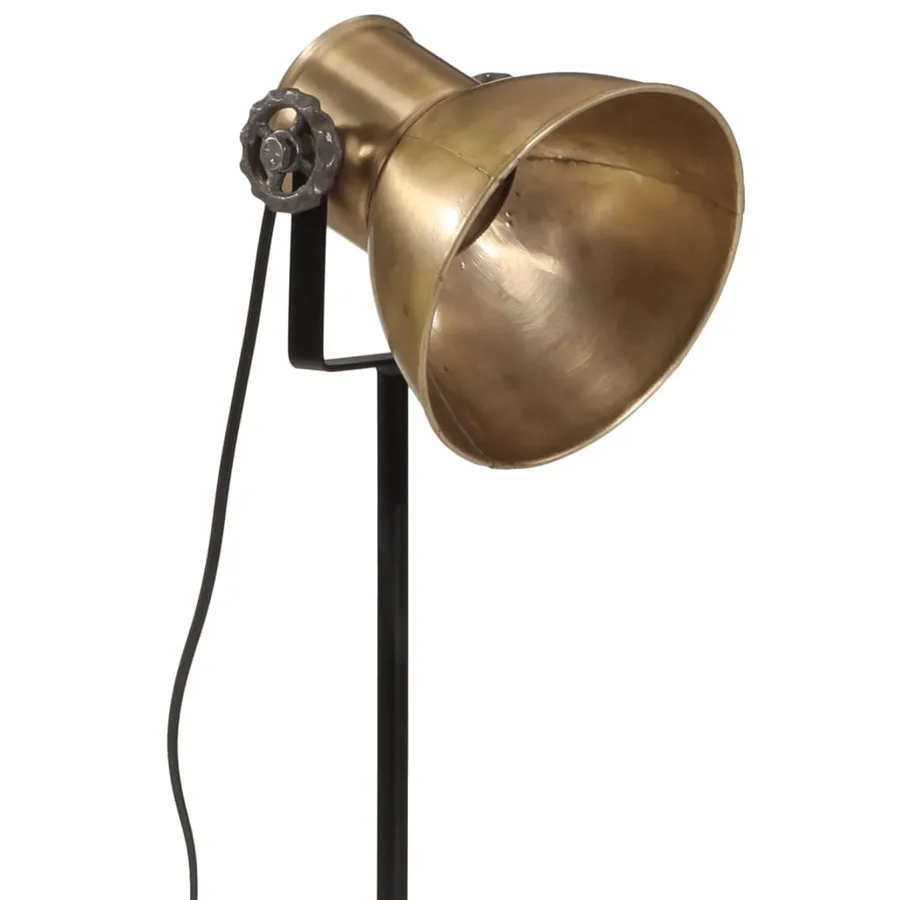 Lampadaire 25 W laiton antique 35x35x65/95 cm E27 - 8