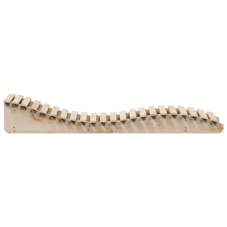 Chaises longues lot de 2 205x60x31,5cm bois massif de pin - 6