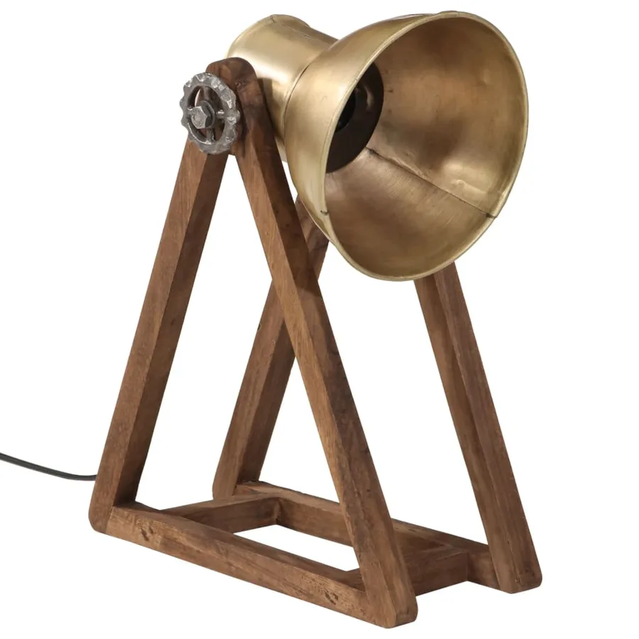 Lampe de bureau 25 W laiton antique 30x17x40 cm E27 - 2