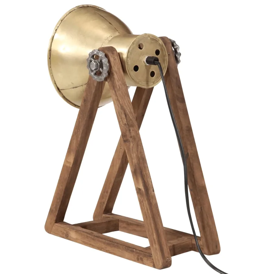 Lampe de bureau 25 W laiton antique 30x17x40 cm E27 - 5
