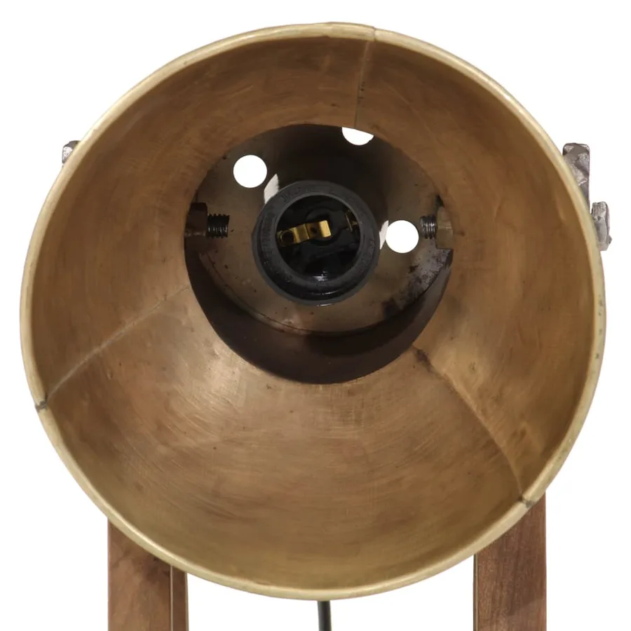 Lampe de bureau 25 W laiton antique 30x17x40 cm E27 - 6