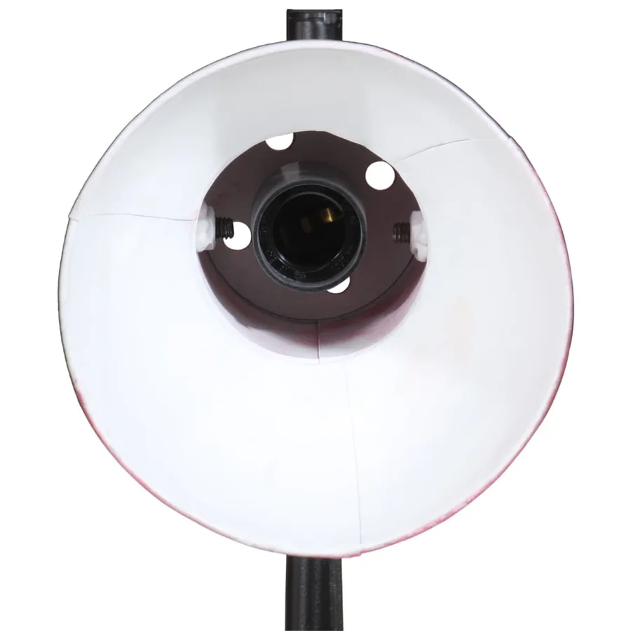 Lampadaire 25 W rouge délavé 25x25x90/160 cm E27 - 6