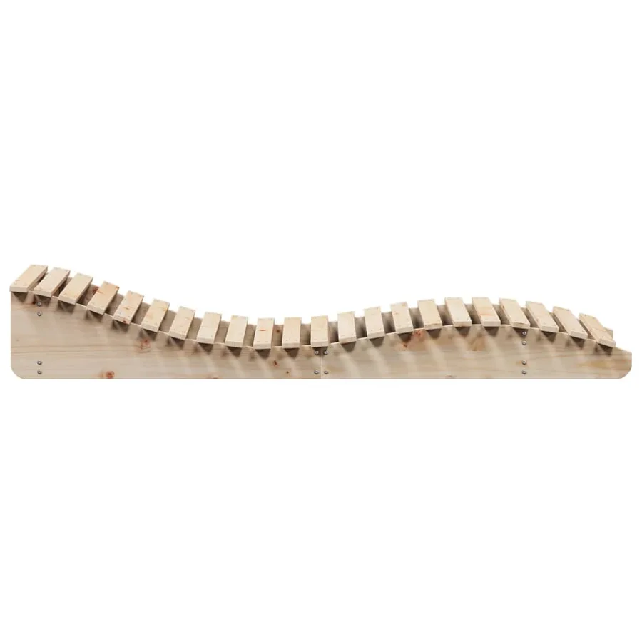 Chaise longue 205x80x31,5 cm bois massif de pin - 5