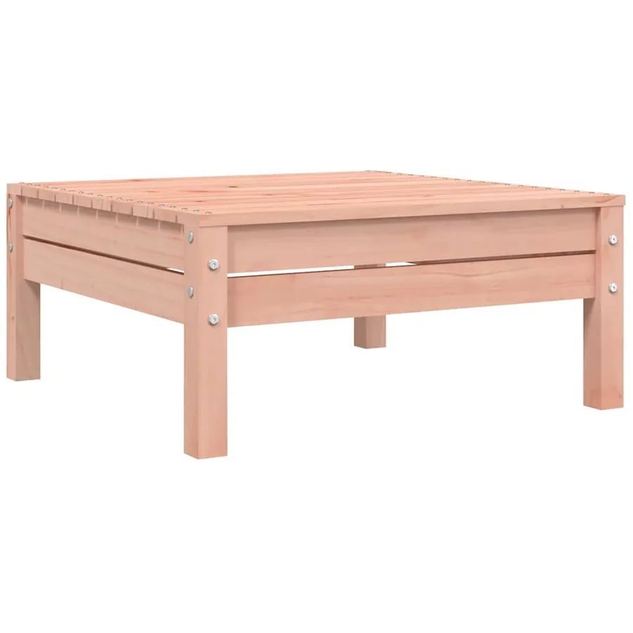 Repose-pied de jardin avec coussin bois massif douglas - 4