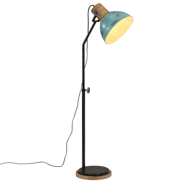 Lampadaire 25 W bleu délavé 30x30x100-150 cm E27
