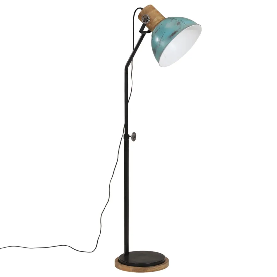 Lampadaire 25 W bleu délavé 30x30x100-150 cm E27 - 2
