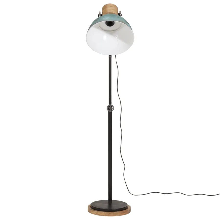 Lampadaire 25 W bleu délavé 30x30x100-150 cm E27 - 3