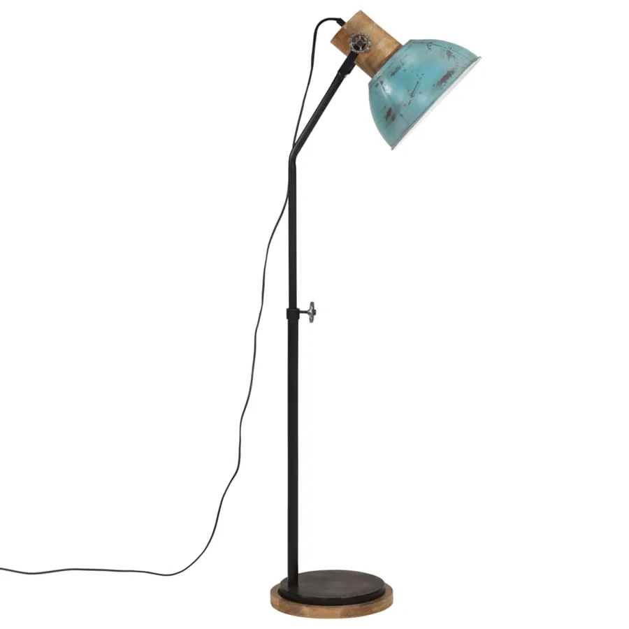 Lampadaire 25 W bleu délavé 30x30x100-150 cm E27 - 4