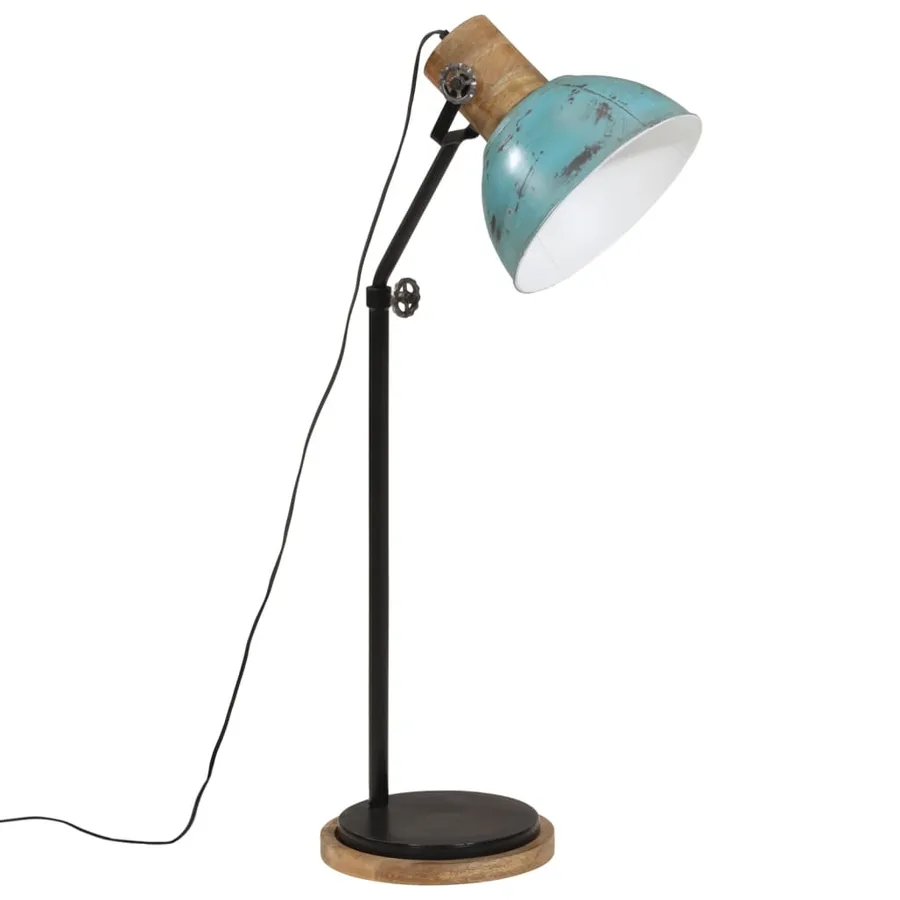 Lampadaire 25 W bleu délavé 30x30x100-150 cm E27 - 6
